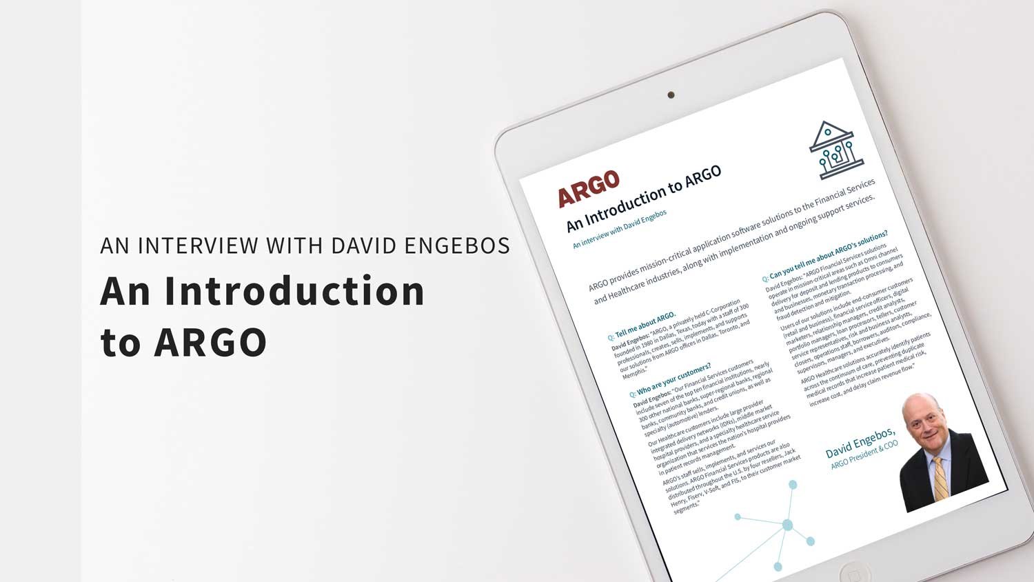 ARGO Interview Brief An Introduction to ARGO Financial Services and