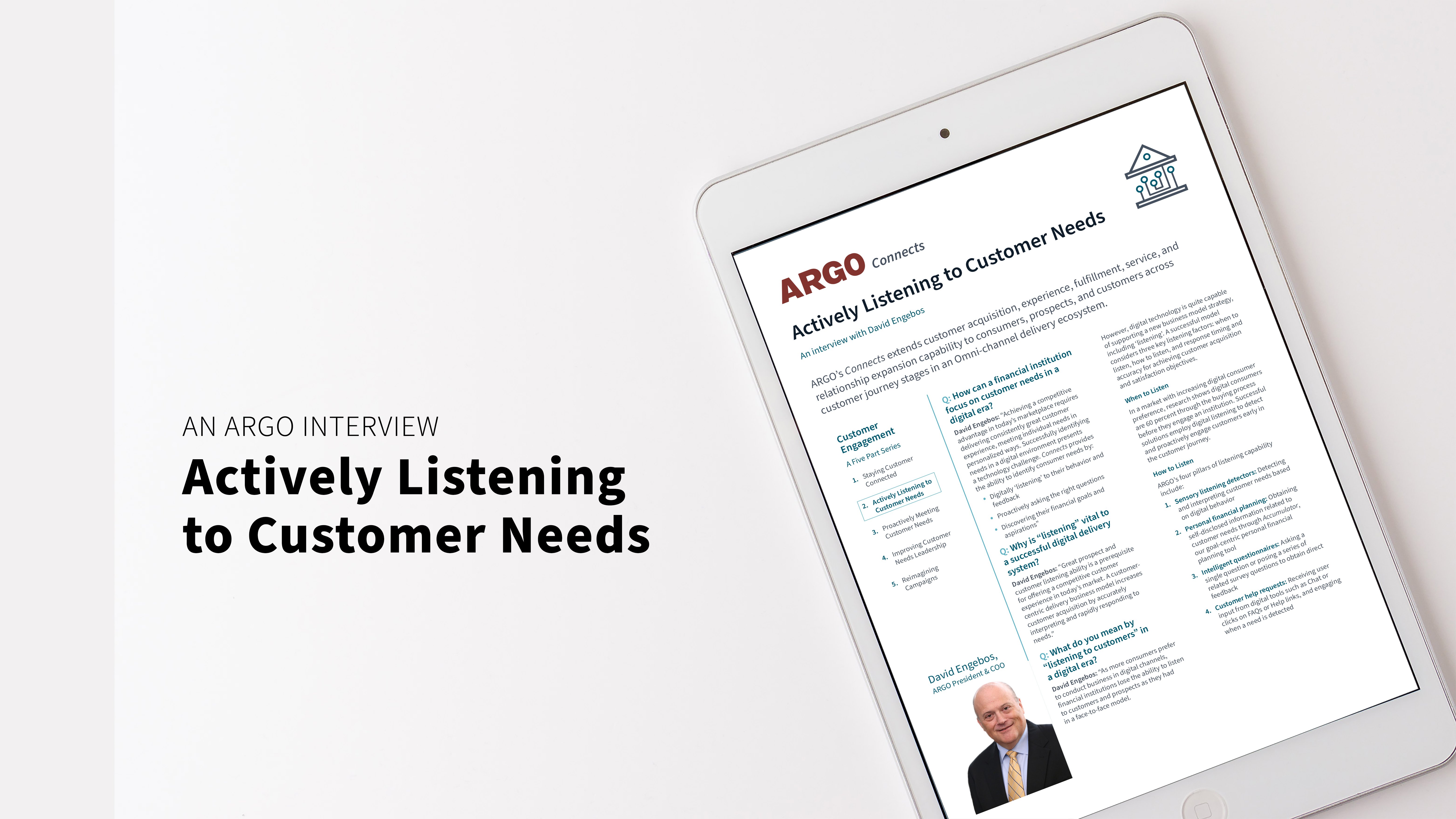 Actively Listening to Customer Needs