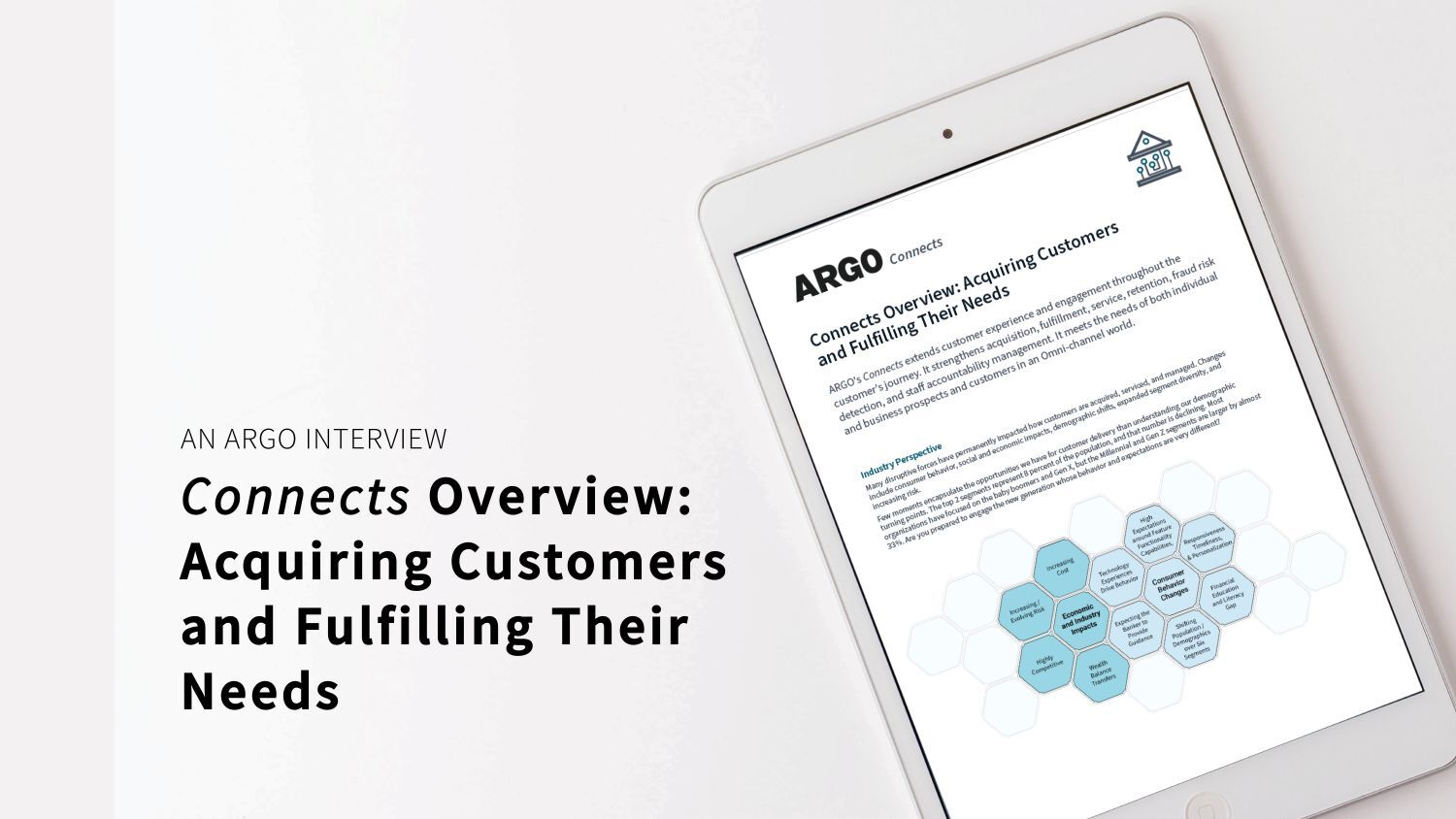 Connects Overview Acquiring Customers and Fulfilling Their Needs
