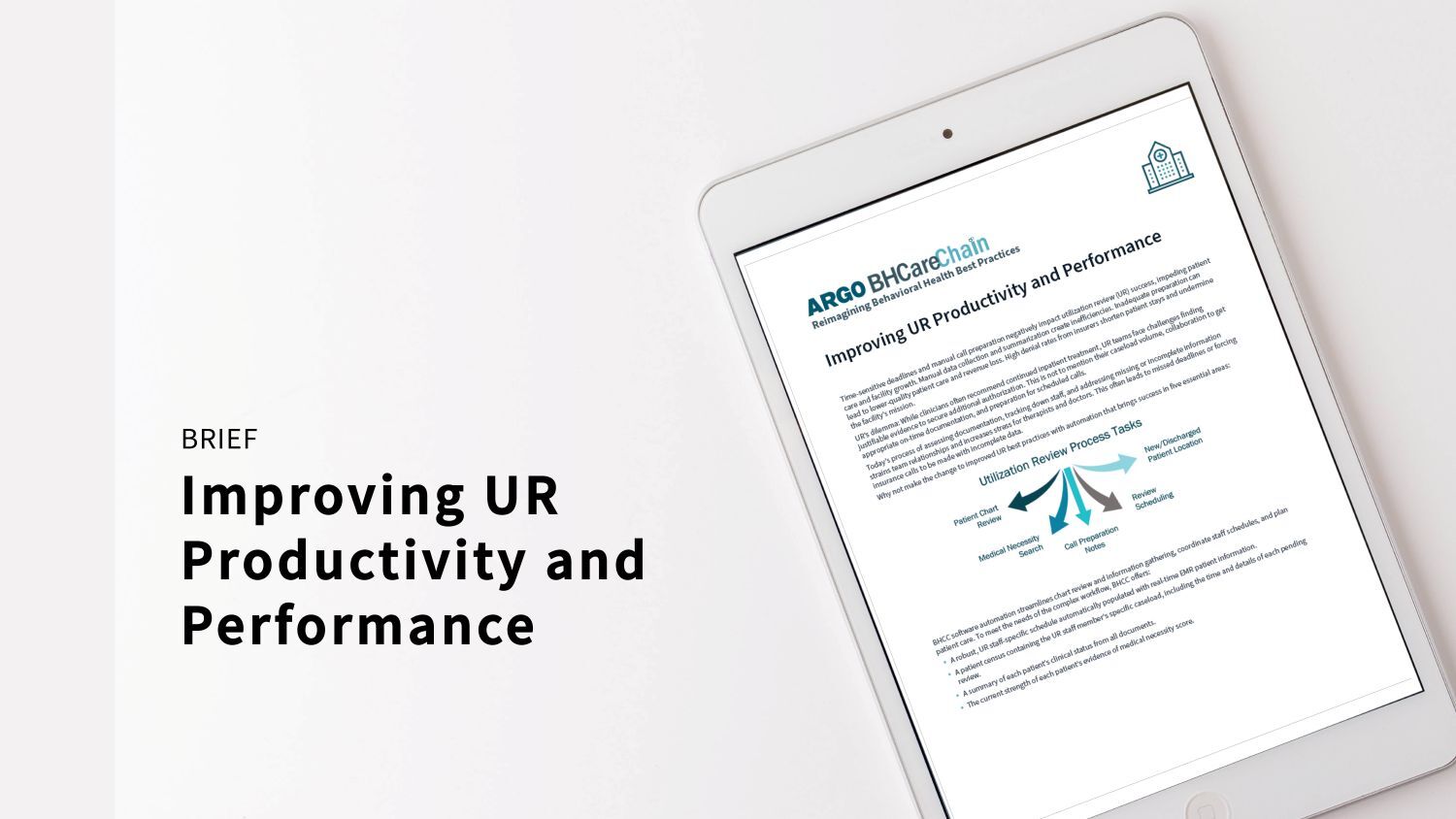 Improving UR Productivity and Performance