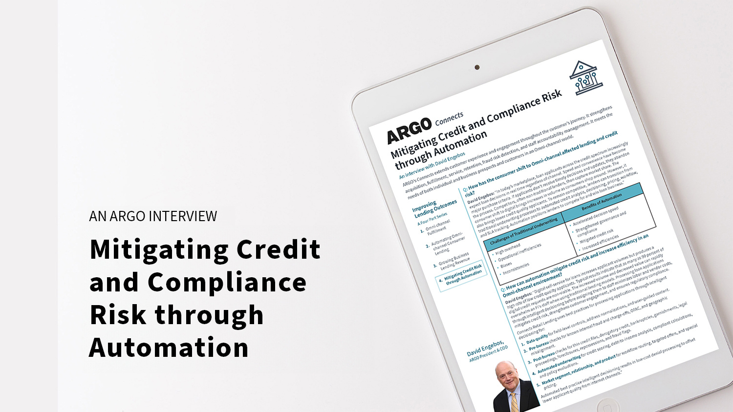 Mitigating Credit and Compliance Risk through Automation