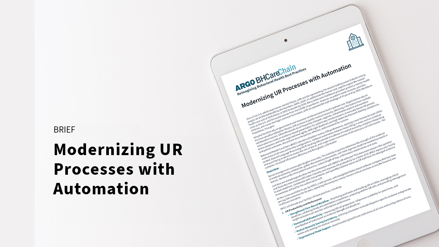 Modernizing UR Processes with Automation Modernizing UR Processes with Automation